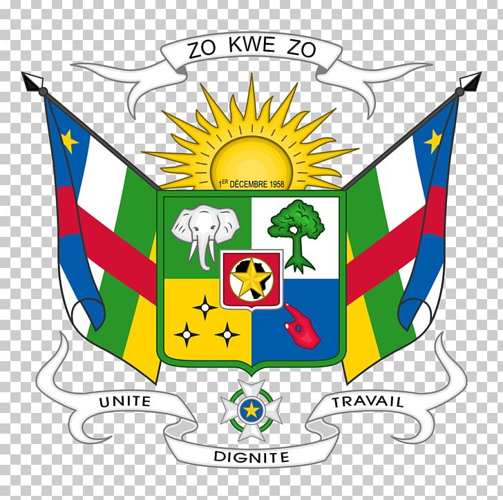 Coat Of Arms Of The Central African Republic Coat Of Arms Of The Central African Republic National Coat Of Arms Flag Of The Central African Republic PNG, Clipart, Africa, Area, Artwork, Brand, Central Africa Free PNG Download