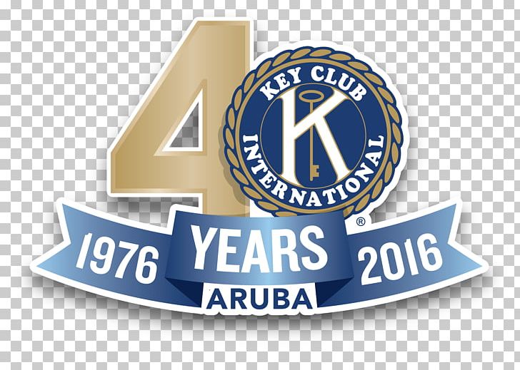Colegio Arubano Key Club Kiwanis Logo Brand PNG, Clipart, 40 Years, Anniversary, Aruba, Brand, Emblem Free PNG Download