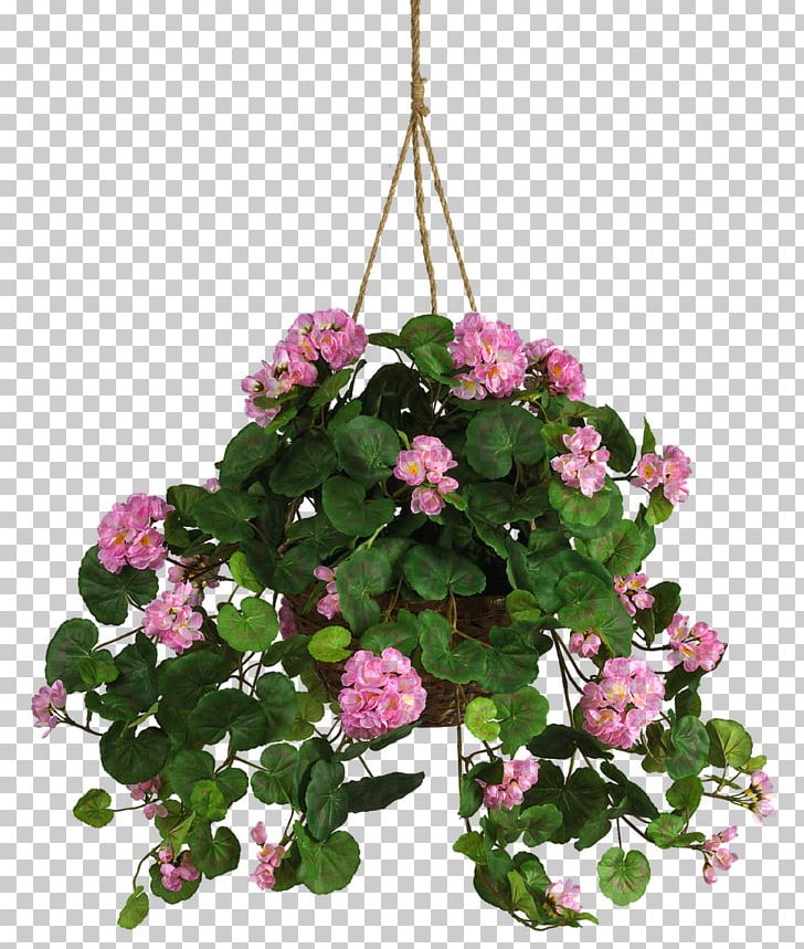 Hanging Basket Artificial Flower Silk Crane's-bill PNG, Clipart, Annual Plant, Basket, Busy Lizzie, Chlorophytum Comosum, Cranesbill Free PNG Download