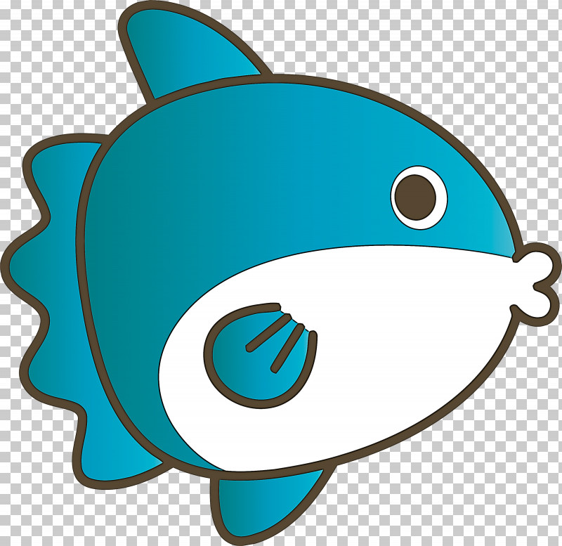 Turquoise Fish Fish PNG, Clipart, Baby Sunfish, Cartoon Sunfish, Fish, Sunfish, Turquoise Free PNG Download