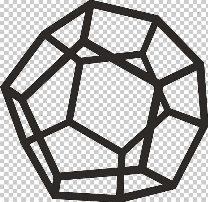 Dodecahedron Computer Icons PNG, Clipart, Angle, Area, Art, Black And White, Circle Free PNG Download