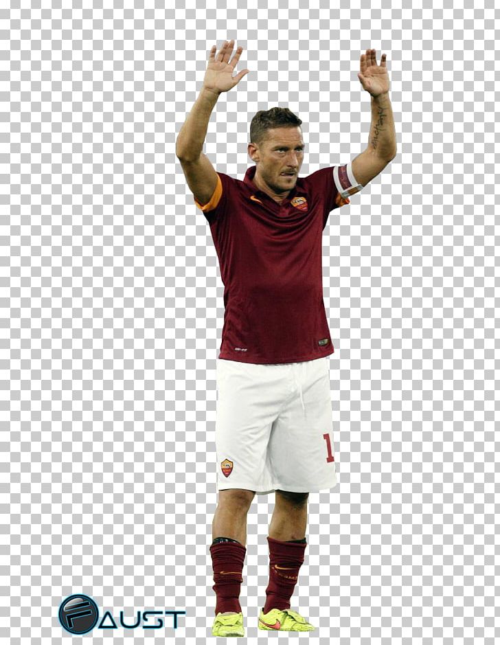 A.S. Roma Serie A Football Player Jersey PNG, Clipart, Arm, As Roma, Ball, Clothing, Daniele De Rossi Free PNG Download