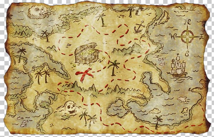 Treasure Map Buried Treasure Piracy PNG, Clipart, Birthday, Buried Treasure, Child, Game, Library Free PNG Download