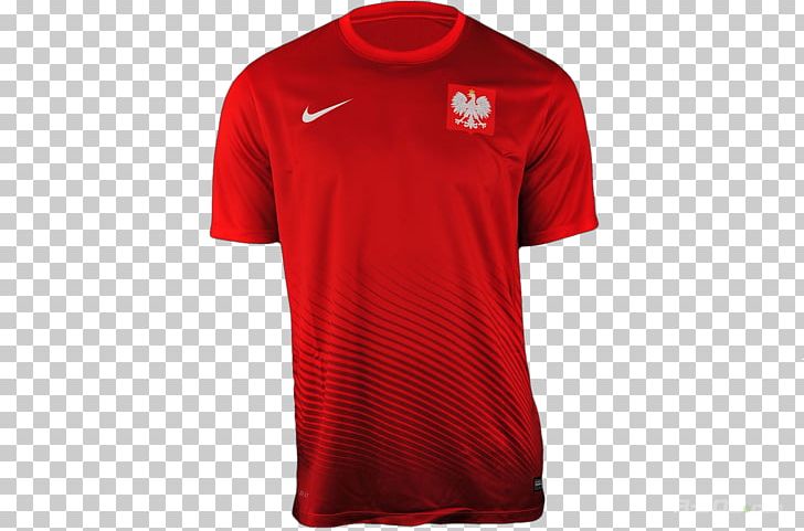 T-shirt UEFA Euro 2016 Poland National Football Team Sports Fan Jersey PNG, Clipart, Active Shirt, Blouse, Clothing, Euro, Euro 2016 Free PNG Download