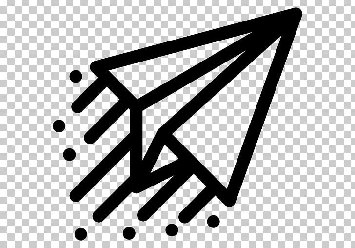Paper Plane Airplane PNG, Clipart, Airplane, Angle, Black And White, Brand, Computer Icons Free PNG Download