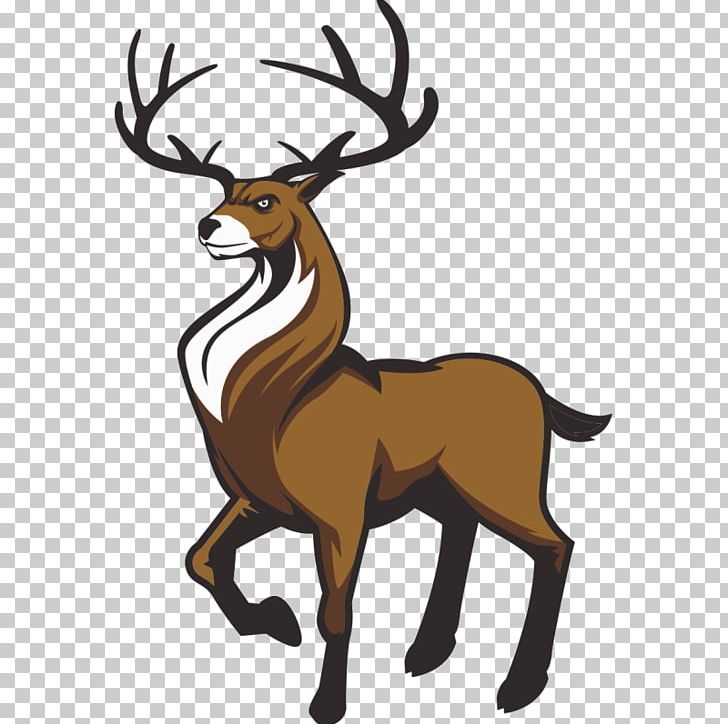 Reindeer Logo Red Deer PNG, Clipart, Animal Figure, Antler, Cartoon, Deer, Elk Free PNG Download