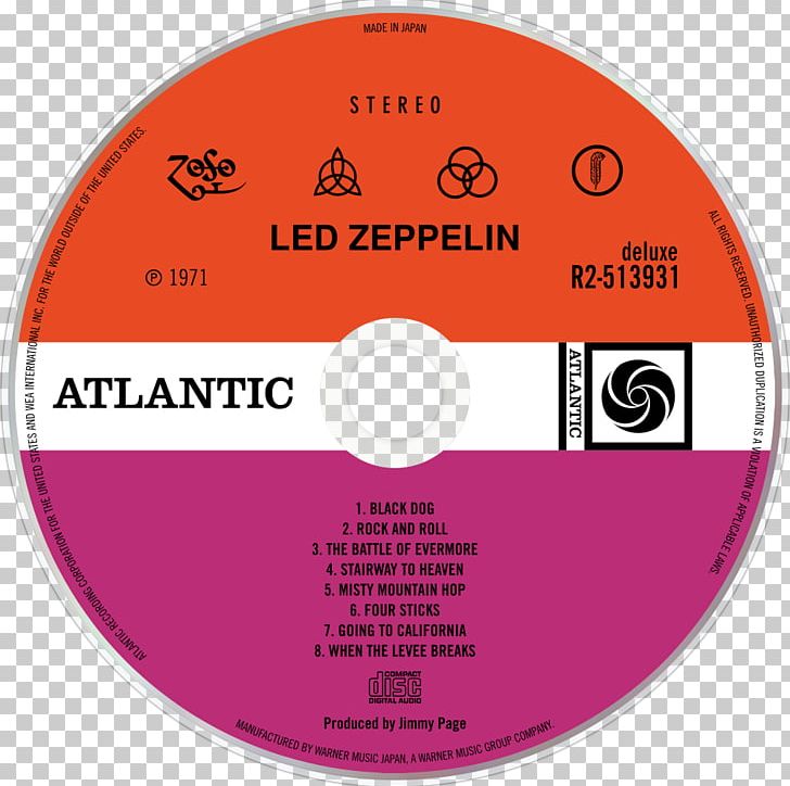 Compact Disc Led Zeppelin IV Led Zeppelin III Phonograph Record PNG, Clipart, Album, Best Of Led Zeppelin, Brand, Circle, Compact Disc Free PNG Download