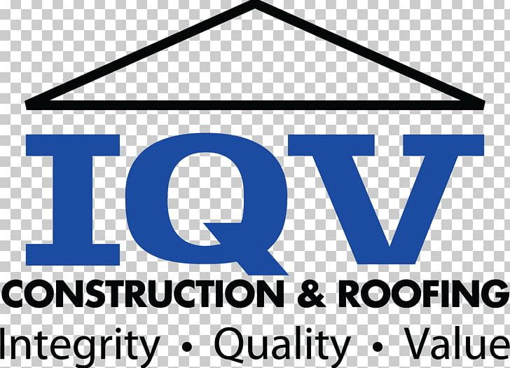 IQV Construction & Roofing Organization Architectural Engineering Real Estate PNG, Clipart, Angle, Architectural Engineering, Area, Blue, Brand Free PNG Download