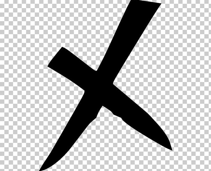 X Mark Sign Check Mark PNG, Clipart, Airplane, Angle, Artwork, Black, Black And White Free PNG Download