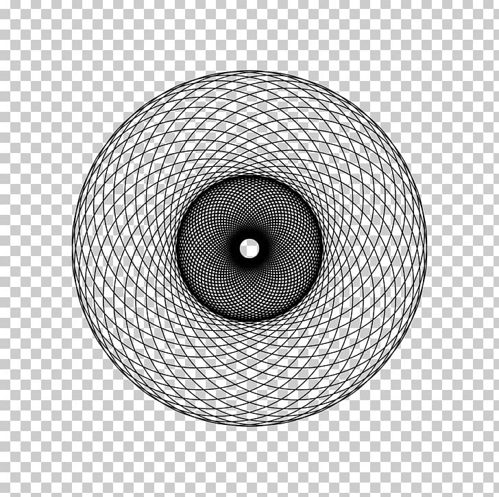 Sacred Geometry Spirograph Circle Spiral PNG, Clipart, Art, Black And White, Circle, Crop Circle, Drawing Free PNG Download
