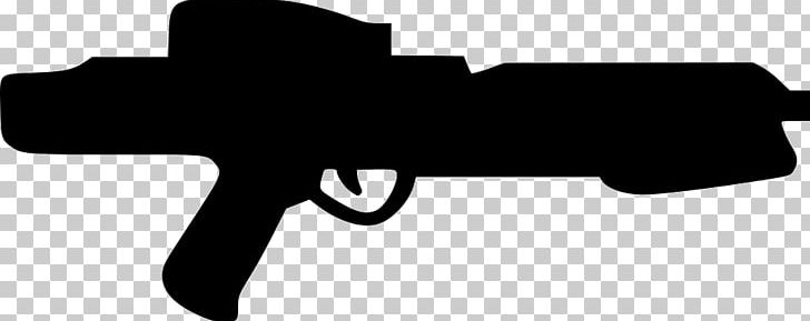 Blaster Han Solo Firearm Star Wars PNG, Clipart, Angle, Black, Black And White, Blaster, Computer Icons Free PNG Download