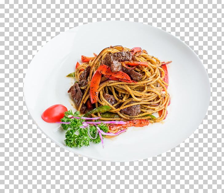 Chow Mein Singapore-style Noodles Spaghetti Alla Puttanesca Chinese Noodles Yakisoba PNG, Clipart, Beef, Black, Black Hair, Black White, Cuisine Free PNG Download