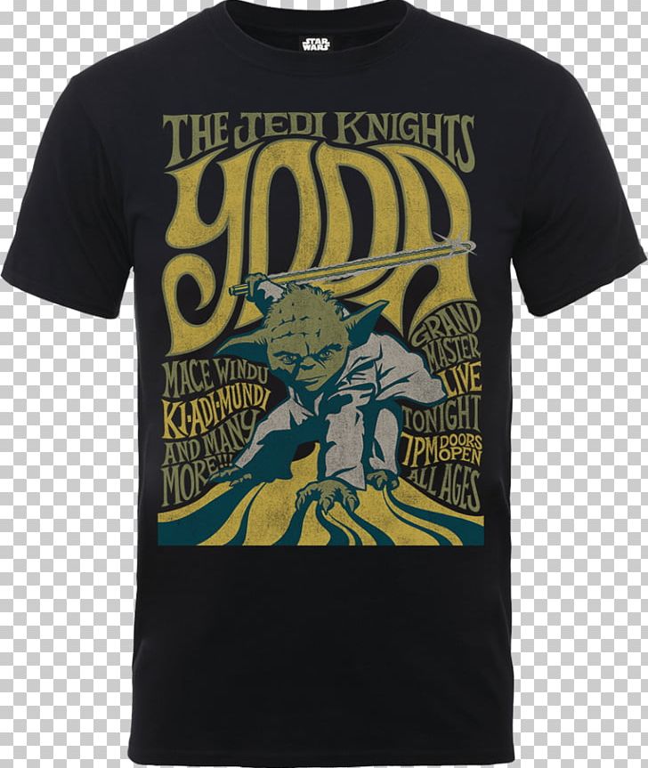 T-shirt Yoda Chewbacca Jedi Luke Skywalker PNG, Clipart, Active Shirt, Anakin Skywalker, Black, Boba Fett, Brand Free PNG Download