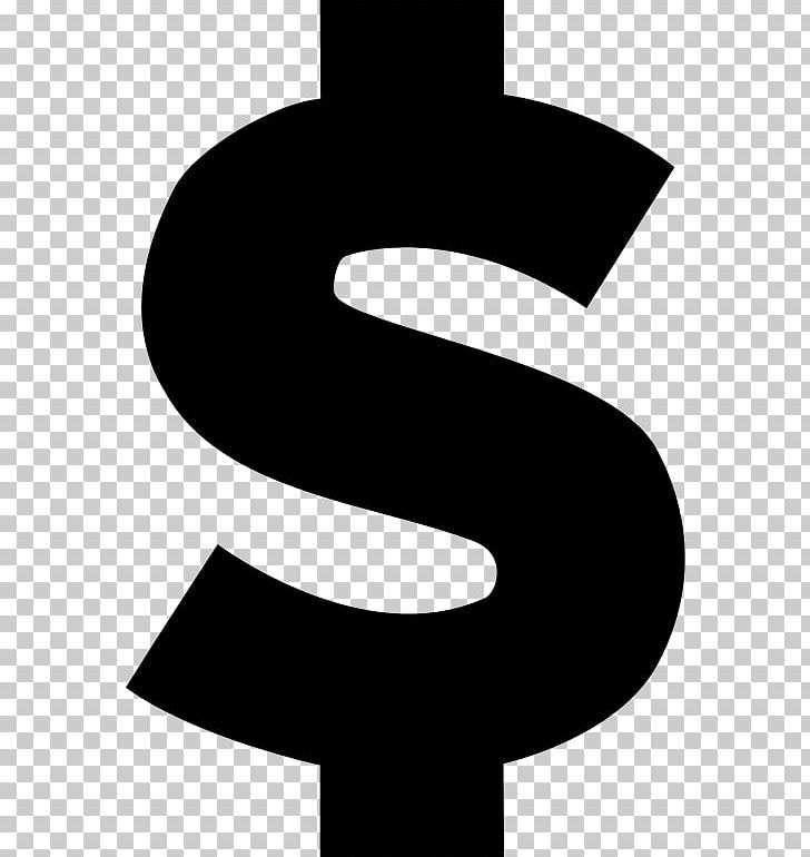 Currency Symbol Dollar Sign Money United States Dollar PNG, Clipart, Black And White, Clip Art, Computer Icons, Currency, Currency Sign Free PNG Download