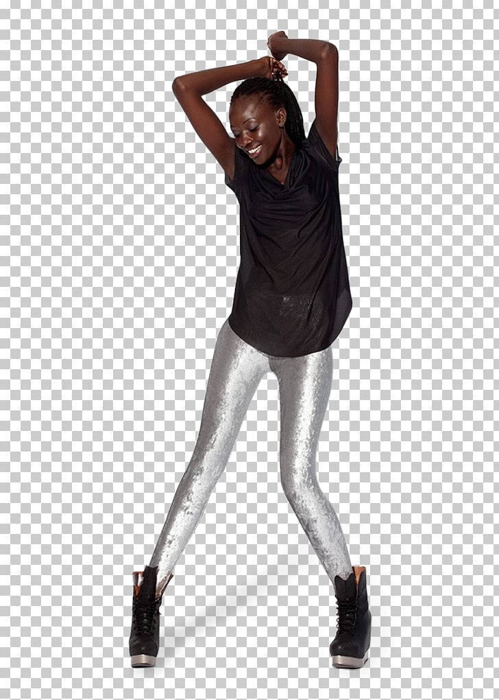 Leggings T-shirt Silver Clothing Sleeve PNG, Clipart, Arm, Blue, Clothing, Dancer, Fashion Model Free PNG Download