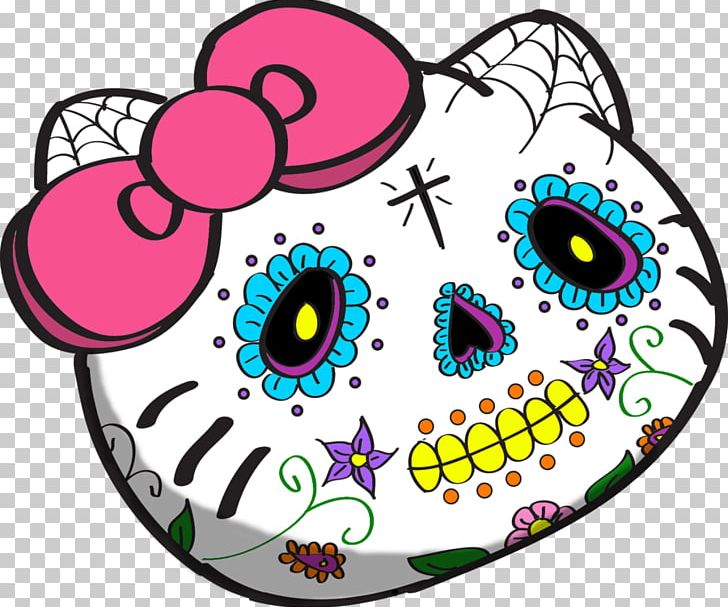 La Calavera Catrina Hello Kitty Day Of The Dead Death PNG, Clipart, 1 November, Area, Art, Artwork, Calavera Free PNG Download