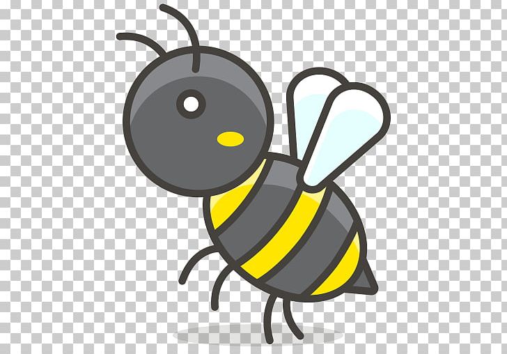Honey Bee Insect Emoji PNG, Clipart, Animal, Arthropod, Artwork, Bee, Black And White Free PNG Download