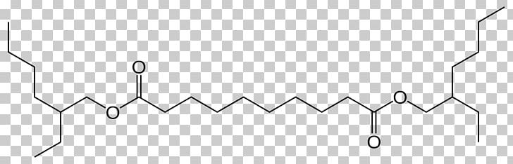 Dioctyl Sebacate Chemical Substance Enzyme Inhibitor Chemical Property Structural Formula PNG, Clipart, Angle, Area, Auto Part, Black And White, Catalysis Free PNG Download