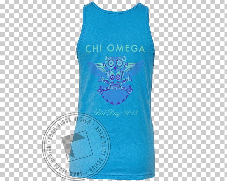 Long-sleeved T-shirt Long-sleeved T-shirt Fraternities And Sororities PNG, Clipart, Active Tank, Aqua, Blue, Button, Chi Omega Free PNG Download