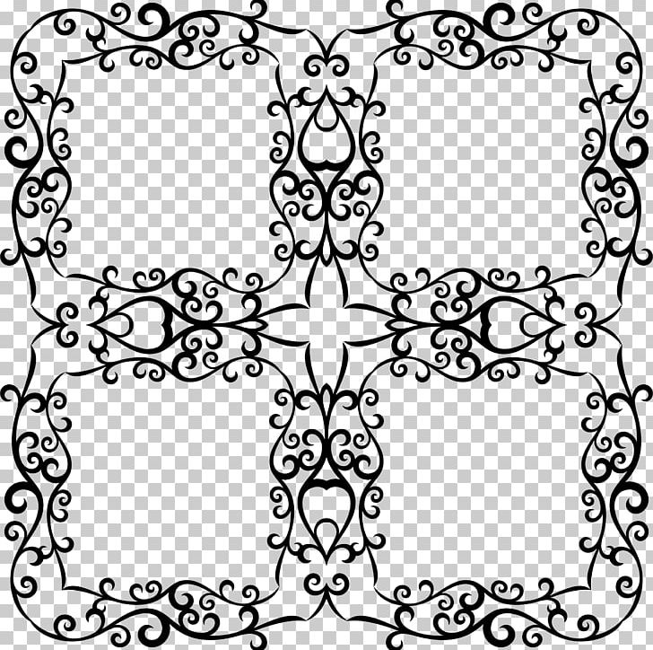Frames Pattern PNG, Clipart, Area, Black, Black And White, Flora, Flourish Free PNG Download