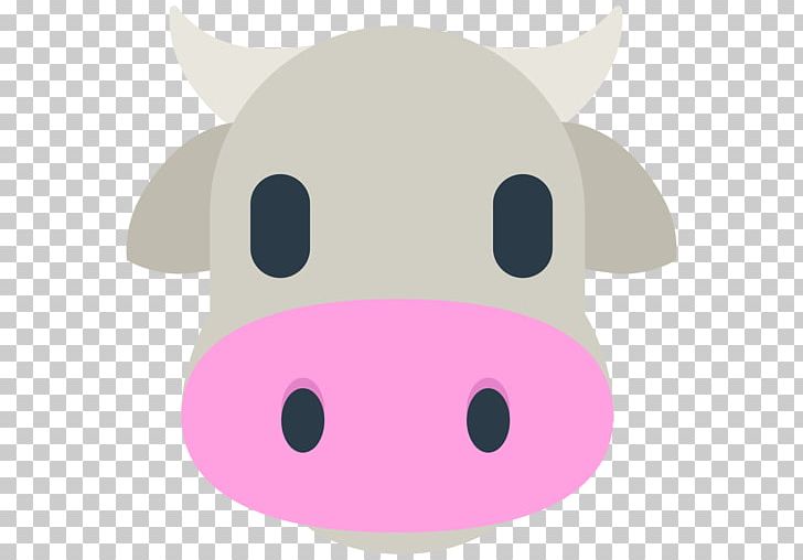 Emoji Cattle Pig Sticker Text Messaging PNG, Clipart, Carnivoran, Cartoon, Cattle, Dog Like Mammal, Email Free PNG Download