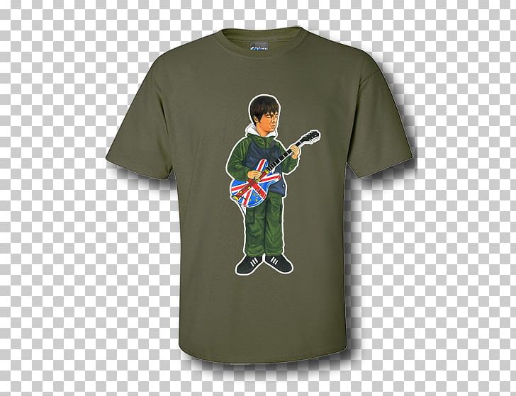T-shirt Green Sleeve Outerwear PNG, Clipart, Clothing, Green, Noel Gallagher, Outerwear, Sleeve Free PNG Download