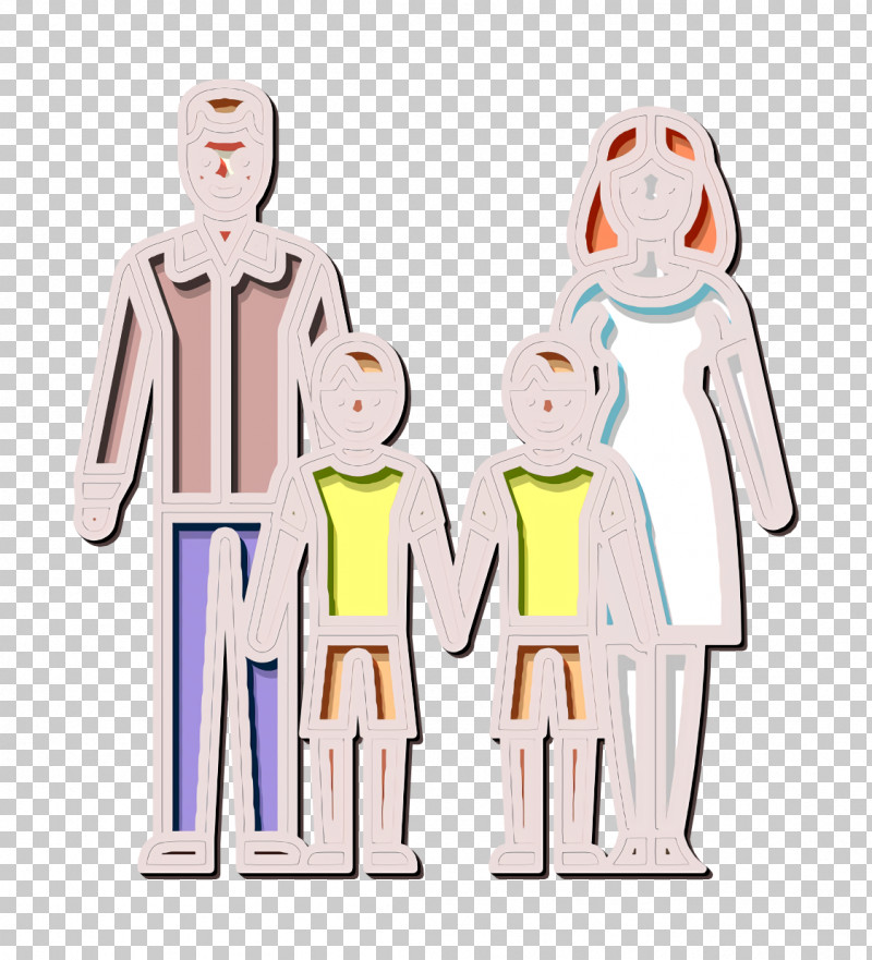 Linear Color Families Icon Mother Icon Family Icon PNG, Clipart, Behavior, Cartoon, Family Icon, Figurine, Human Free PNG Download