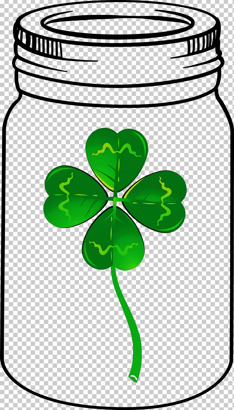 St Patricks Day Mason Jar PNG, Clipart, Biology, Flower, Green, Leaf, Mason Jar Free PNG Download