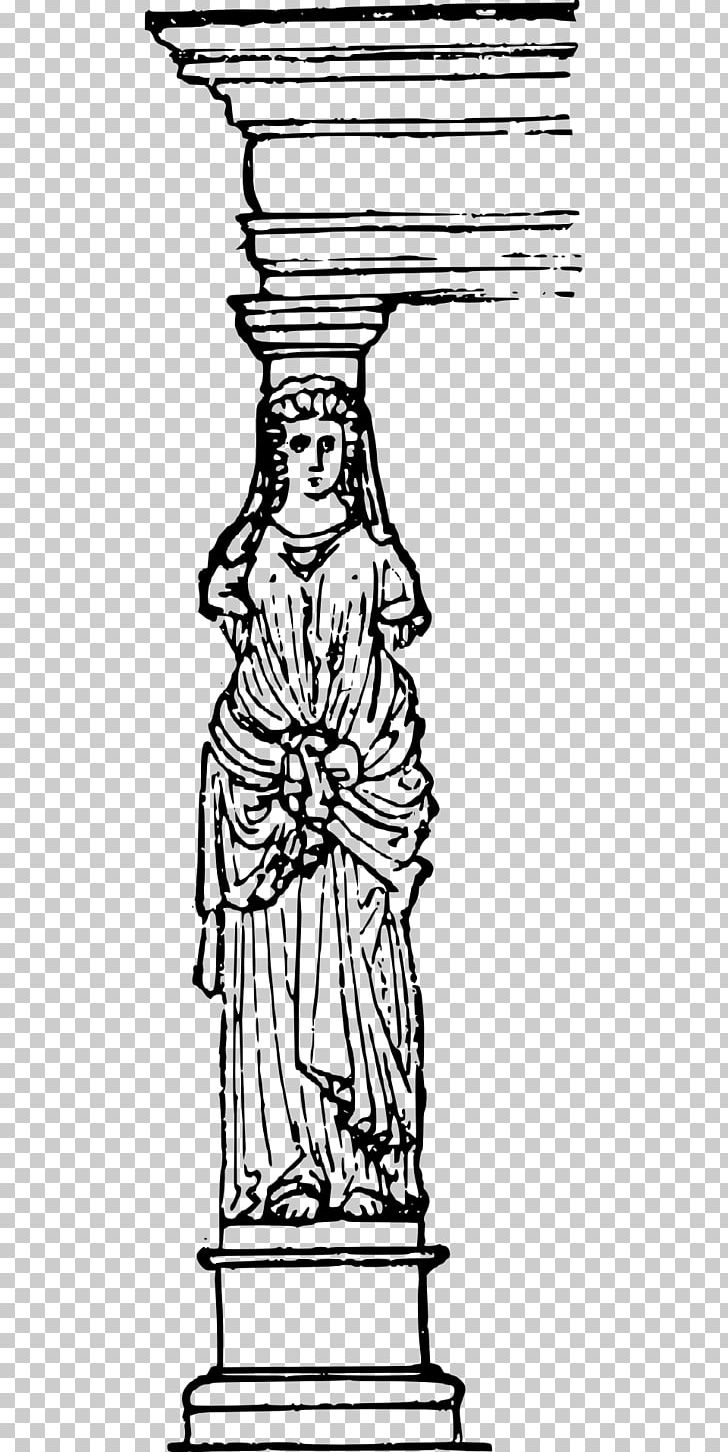 Caryatid Drawing Sculpture PNG, Clipart, Abacus, Architecture, Area, Art, Artwork Free PNG Download