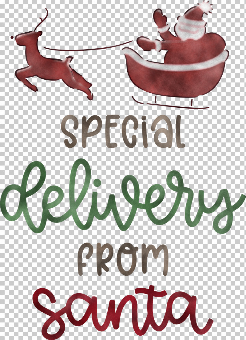 Special Delivery From Santa Santa Christmas PNG, Clipart, Biology, Christmas, Fruit, Meter, Mtree Free PNG Download