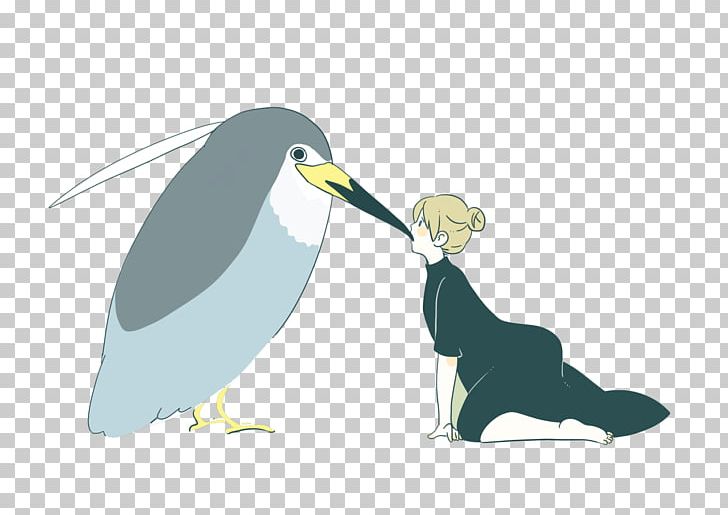 Bird Penguin Illustration PNG, Clipart, Baby Girl, Beak, Bird, Bird Cage, Designer Free PNG Download