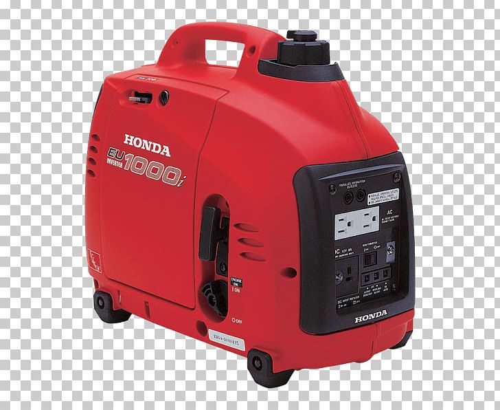 Honda Motor Company Electric Generator Honda Power Equipment EU1000i Inverter Generator Engine-generator PNG, Clipart,  Free PNG Download
