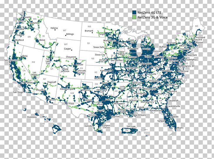Coverage Map NetZero Broadband 4G PNG, Clipart, Area, Broadband, Coverage, Coverage Map, Dialup Internet Access Free PNG Download