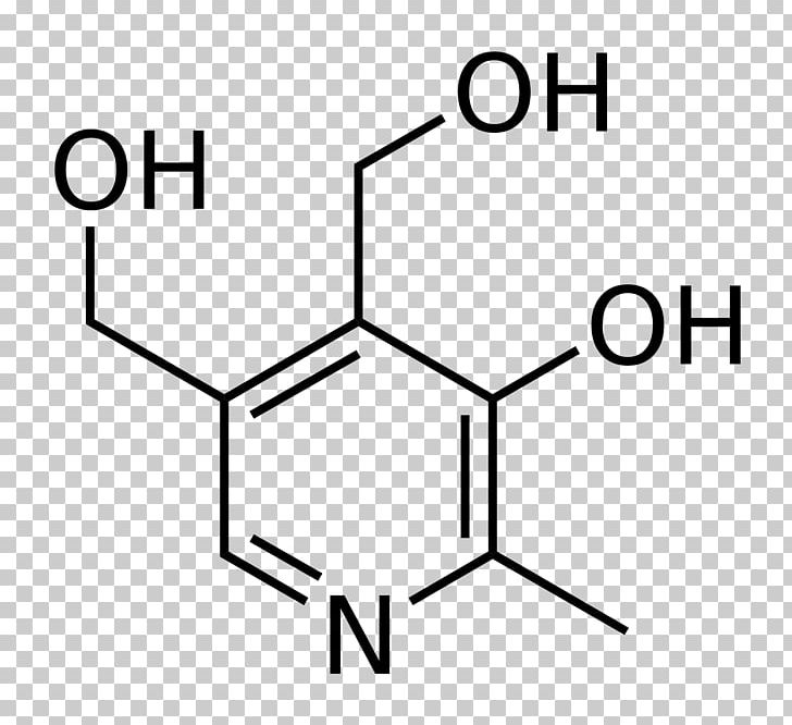 Vitamin B-6 B Vitamins Pyridoxine Chemistry PNG, Clipart, Acid, Angle, Anthranilic Acid, Area, Black Free PNG Download