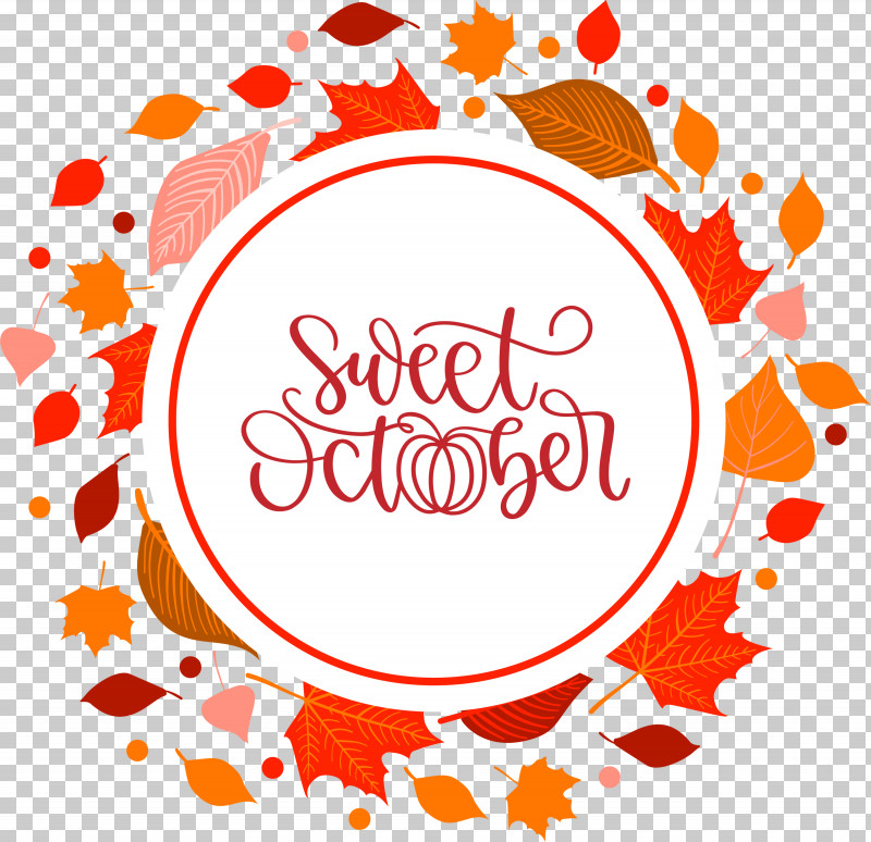 Sweet October October Autumn PNG, Clipart, Autumn, Fall, Logo, October, Printing Free PNG Download