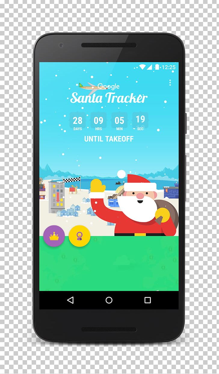 Feature Phone NORAD Tracks Santa Santa Claus Smartphone Google Santa Tracker PNG, Clipart, Cellular Network, Electronic Device, Elf, Gadget, Google Free PNG Download