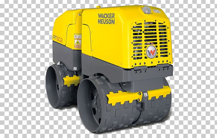 Wacker Neuson Road Roller Compactor Heavy Machinery Architectural Engineering PNG, Clipart, Architectural Engineering, Bomag, Building, Compactor, Compressor Free PNG Download