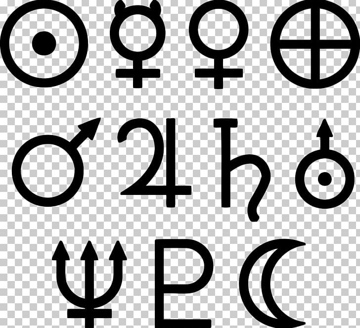 Solar System Astronomical Symbols Planet PNG, Clipart, Area, Astronomical Symbols, Astronomy, Black And White, Brand Free PNG Download