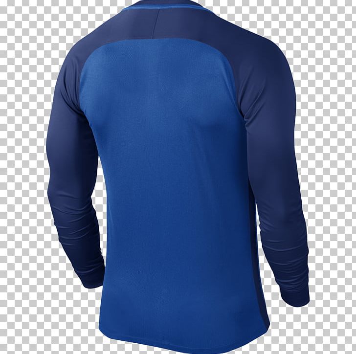 Long-sleeved T-shirt Jersey Long-sleeved T-shirt Clothing PNG, Clipart, Active Shirt, Blue, Clothing, Cobalt Blue, Collar Free PNG Download