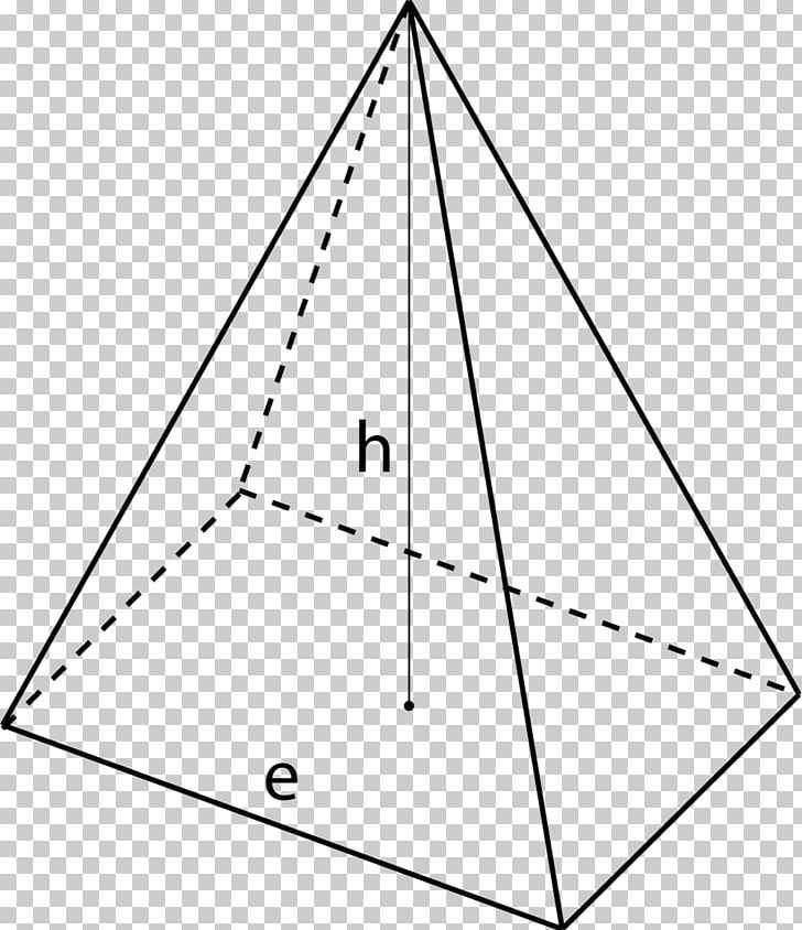 Triangle Surface Area Pyramid Lateral Surface PNG, Clipart, Angle, Area, Art, Black And White, Calculator Free PNG Download