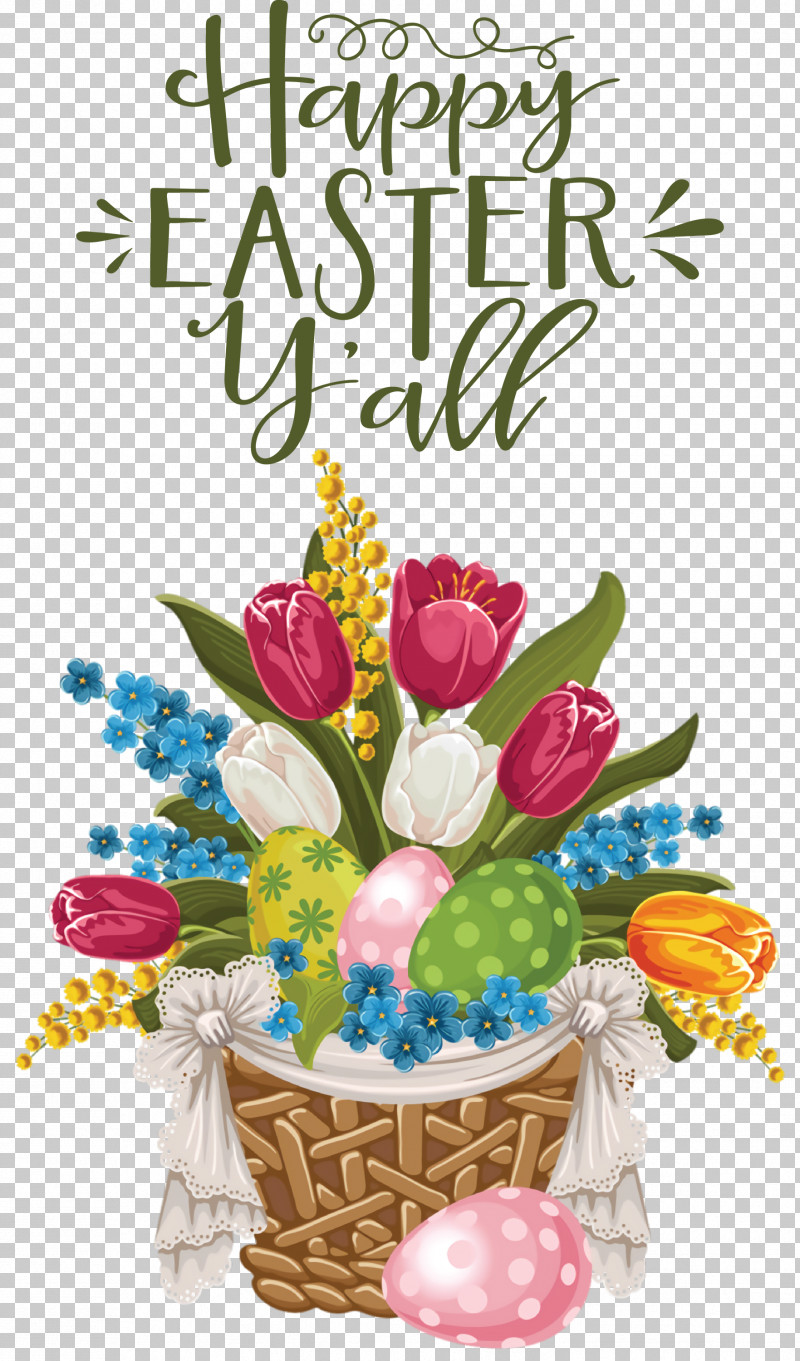 Happy Easter Easter Sunday Easter PNG, Clipart, Basket, Drawing, Easter, Easter Sunday, Floral Design Free PNG Download
