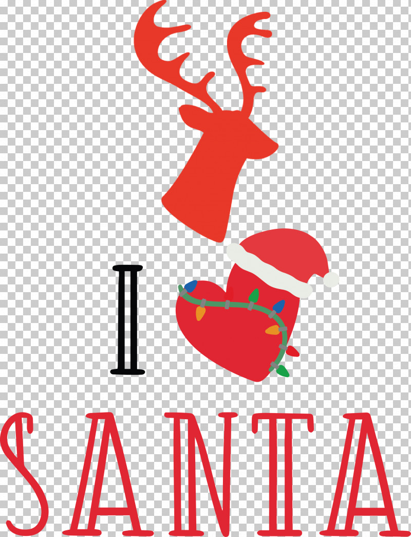 I Love Santa Santa Christmas PNG, Clipart, Black, Christmas, Fineart Photography, Fine Arts, Highdefinition Video Free PNG Download