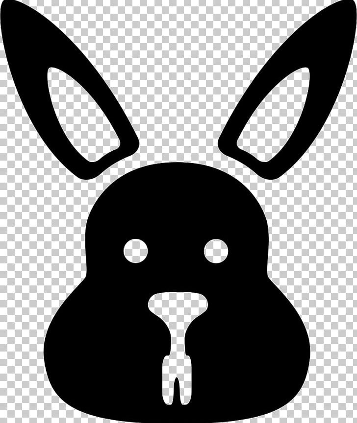 Computer Icons Rabbit PNG, Clipart, Animals, Artwork, Black And White, Black Head, Bunny Free PNG Download