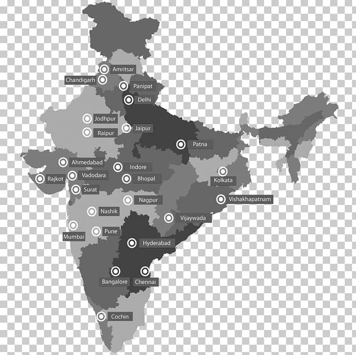 States And Territories Of India Map PNG, Clipart, Black And White, Dell Laptop, Geography, India, Map Free PNG Download