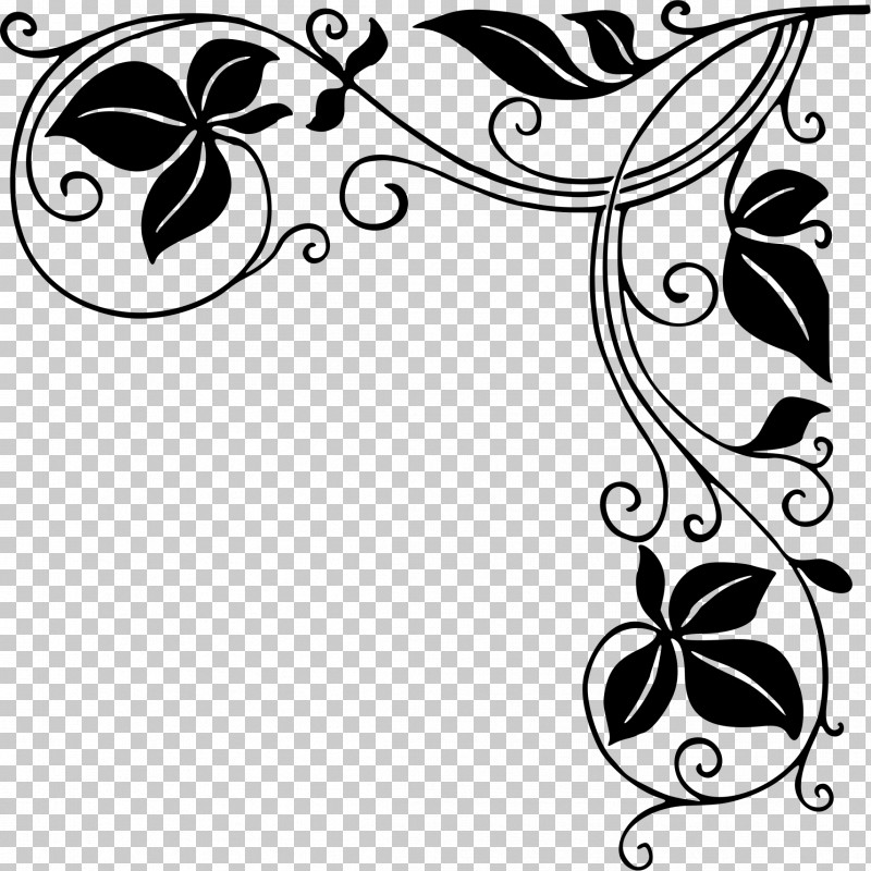 Black-and-white Leaf Line Art Visual Arts Ornament PNG, Clipart, Blackandwhite, Leaf, Line Art, Ornament, Plant Free PNG Download