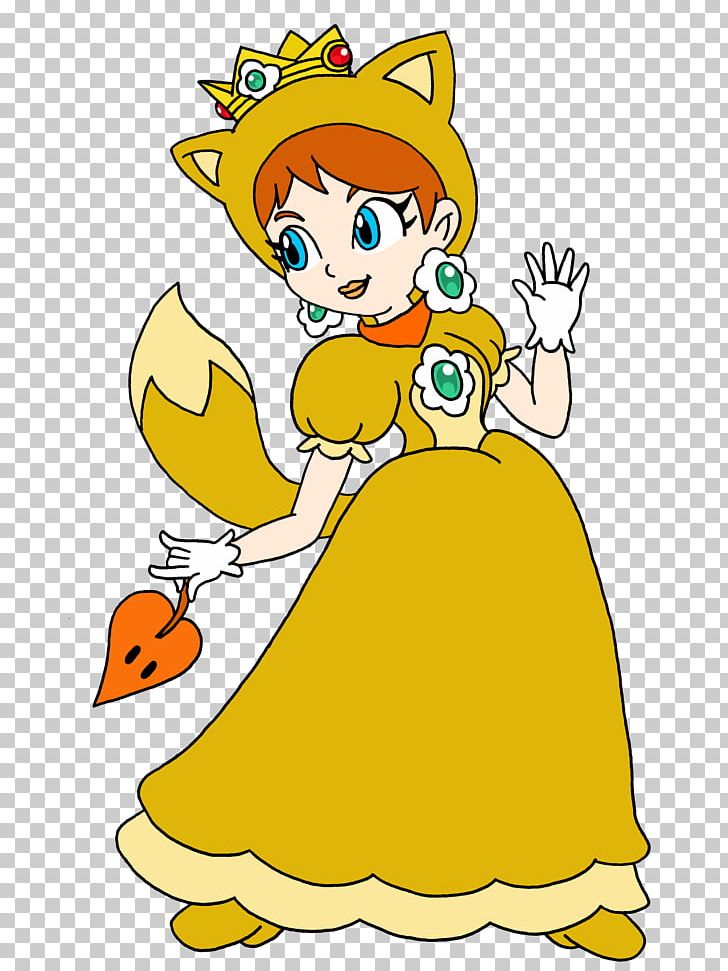 Super Mario Bros. Princess Daisy Princess Peach PNG, Clipart, Area, Art, Artwork, Beak, Daisy Free PNG Download