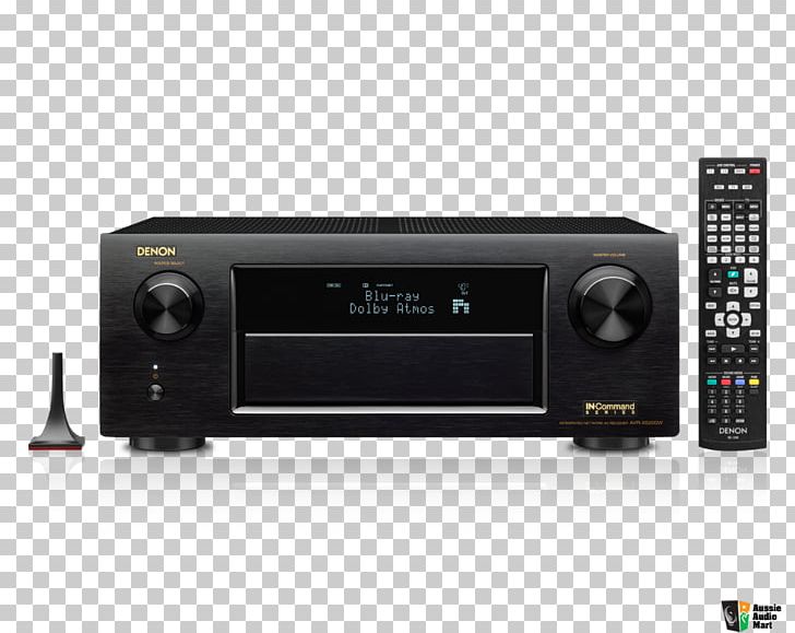 AV Receiver Denon AVR 7.2 Channel AV Network Receiver Dolby Atmos Ultra-high-definition Television PNG, Clipart, 4k Resolution, 71 Surround Sound, Amplifier, Atmos, Audio Equipment Free PNG Download