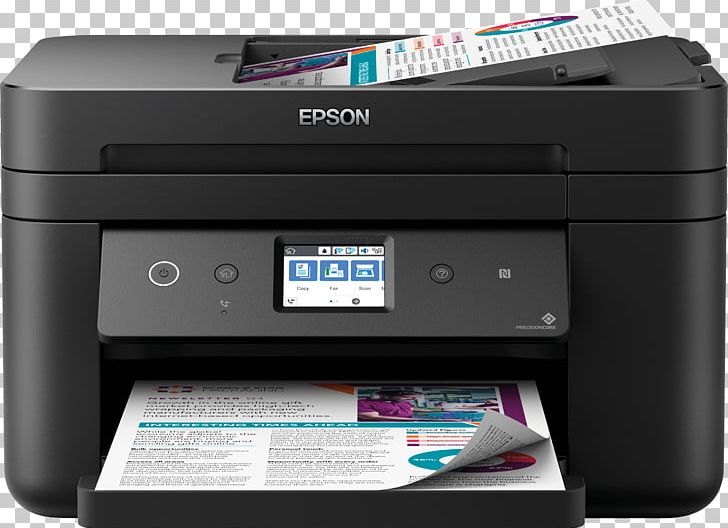 Epson WorkForce WF-2860DWF Inkjet Multifunction Printer A4 Printer Epson WorkForce WF-2860 All-in-One Printer Multi-function Printer Duplex Document Scanner A4 Epson WorkForce N Pages/min PNG, Clipart, Allinone, Electronic Device, Electronics, Epson, Epson L Free PNG Download
