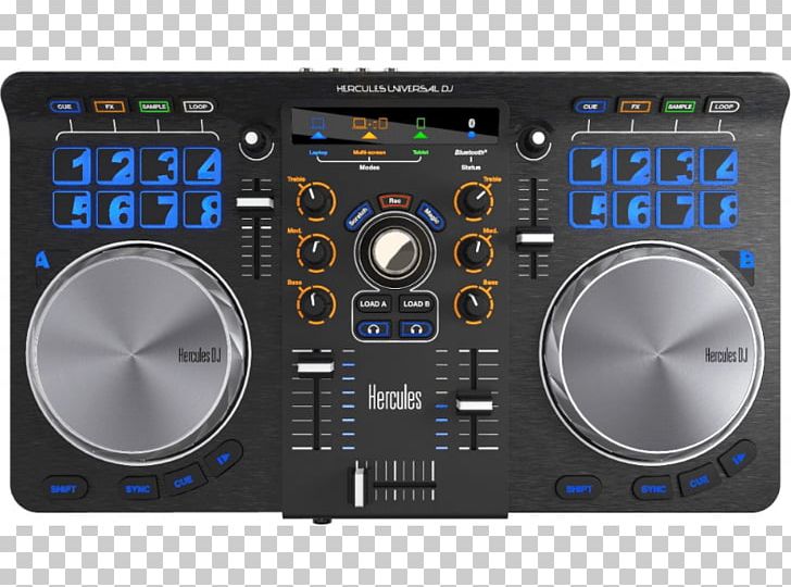 DJ Controller Disc Jockey Virtual DJ Audio Mixers DJ Mix PNG, Clipart, Audio Equipment, Audio Mixers, Audio Receiver, Disc Jockey, Dj Controller Free PNG Download