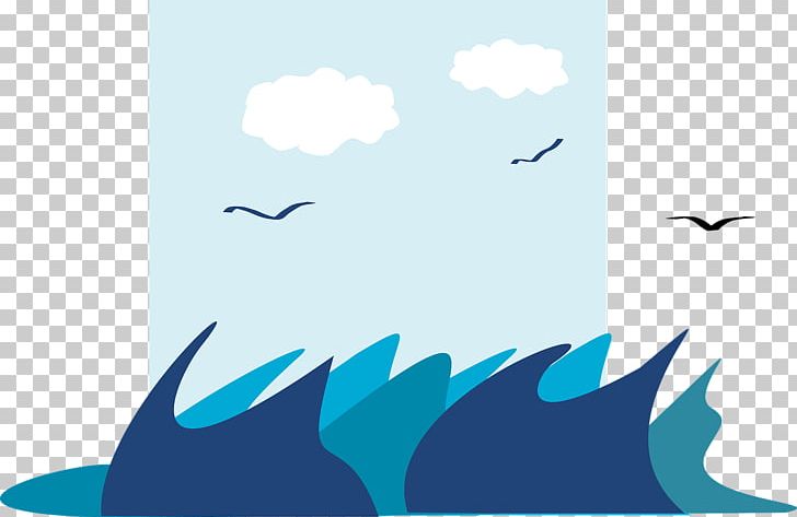 Illustration Sea Ocean Wind Wave PNG, Clipart, Aqua, Azure, Bird, Blue, Computer Wallpaper Free PNG Download